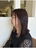 インナーカラーミルクティーベージュ！