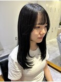 小辻 ミディアムレイヤー×顔周りカット レイヤーカット