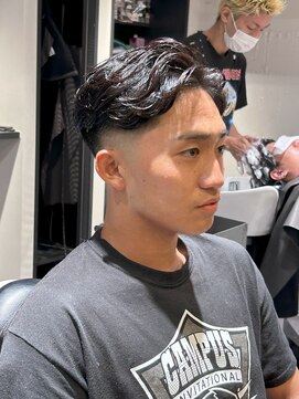 フリークバーバーショップ 河原町三条店(FREAK BARBER SHOP) スペインカール/スパイキーショート/フェザーパーマ/河原町三条K