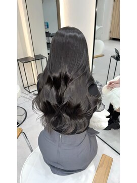 ジーナ 博多筑紫口(Zina) 【輝士】透明感グレージュカラー×髪質改善トリートメント