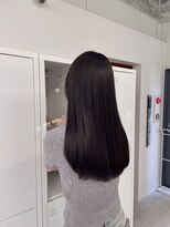 ヌーヴェル(nouvelle)&nbsp;ダークグレージュ×艶々ロング