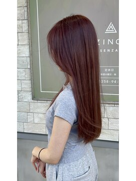 アメイジングヘアー 千歳店(AMAZING HAIR) ブリーチありチェリーピンク