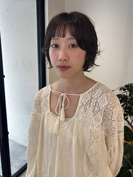 ノック(knock) Natural short Perm　／ボブパーマ／ボブ／くるくるパーマ