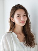 黒髪/クラゲヘアー/オリーブグレー/小顔/ココアベージュ