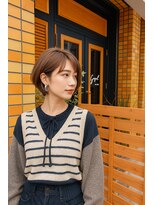 コポル(Copol)&nbsp;まわりと差がつく小顔ショート×ラベンダーベージュ