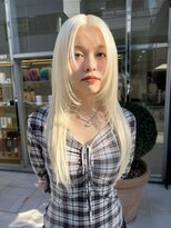 ピークアブー ワン(PEEK-A-BOO ONE)&nbsp;抜きっぱなしブロンドハイトーンホワイトブロンドブリーチ