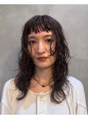 《moeka》ボブパーマレイヤーパーマミディアムレイヤーカット