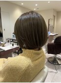 バッサリ！ミニボブスタイル