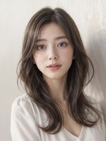 イチパーセント 横浜(1%)&nbsp;着物ヘア/ダークアッシュ/ミディアムレイヤーカット/横浜