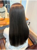 ワンカラー×髪質改善TRオリーブグレージュ