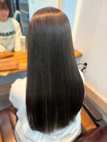 アン ブリーチ(UN BLEACH) ワンカラー×髪質改善TRオリーブグレージュ