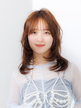 エム インターナショナル 春日部本店(EMU international)の写真/《顔周りで大きく変わる＊》［ブリーチ/ダブルカラー/ハイライト/レイヤーカット/前髪カット/顔周り/韓国