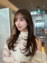 ルームバイシー 新宿(Loom. by Sea)&nbsp;イメチェン×ピンクベージュ[アンブレラカラー/前髪]