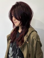 ブロック ジャポン(bloc japon)&nbsp;ハッシュカット × ダブルカラーで魅せるディープレッド