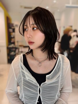 バサ 江古田店(BASSA) ミディアムハッシュ【会話控えめ美容師Runa】