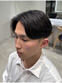天神メンズパーマニュアンスパーマフェザーパーマセンターパート