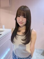 アール 横浜(R)&nbsp;【YUZUKI】似合わせレイヤーカット×ミルキーベージュ