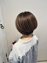 パプス ド コワフュール 川西能勢口店(Pap's de coiffeur) ぼかしカラー×ミルクティーベージュ