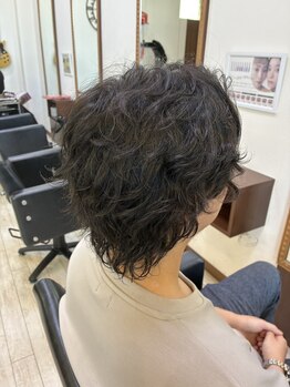 ヘア リボン(HAIR Re:BORN)の写真/メンズカットとパーマで旬なスタイルへ!ツーブロックや貴方に似合うパーマで魅力を引き出します☆