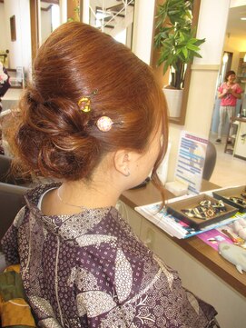 コアフィールフィス(COIFFURE fils) 浴衣で花火へ