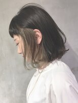 アイティー バイ アルバム 中野店(IT by ALBUM) グレーベージュグレージュカラーくびレイヤー_ba153691