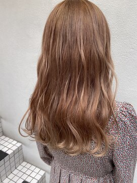 フロート 小阪店(float) ハニーベージュ_小顔,オリーブカラー,ハイライトカラー