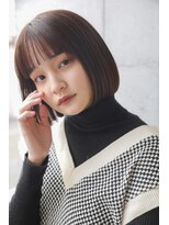 カライング(ing)&nbsp;大人かわいい小顔ひし形ショートボブ20代30代40代50代