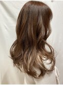 jour今嶋 イノアカラーでピンクベージュ