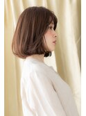 ミルクティーアッシュ小顔くせ毛風大人ボブZ戸頭30代40代50代