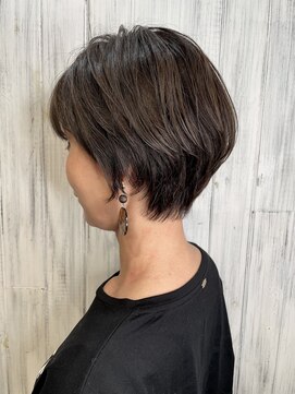 シエン(CIEN) ショート×グレーベージュ