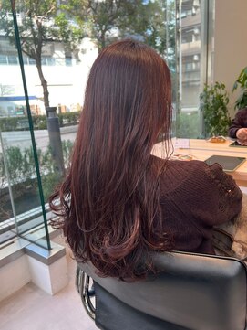 ガリカ 横浜(Gallica) 【後藤嵩広】大人フェミニンロングx艶髪チェリーピンク<横浜>