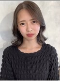 orente 表参道斜めバングラベンダーシルキーベージュ