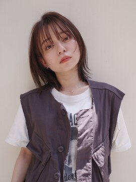 ヨー(Yoh-) 【外ハネボブ/阿部達哉】ミディアムレイヤー/顔周りカット