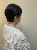 黒髪ハンサムショート