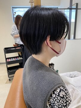 ニコ 四街道(nico) 『オシャレショート、ブラックカラー』アオキ　タツノリスタイル