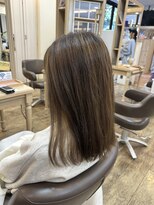 アルターリール(aL ter Rire)&nbsp;切りっぱなしボブ/エアリーロング/美髪/ピンクブラウン/杉田花乃