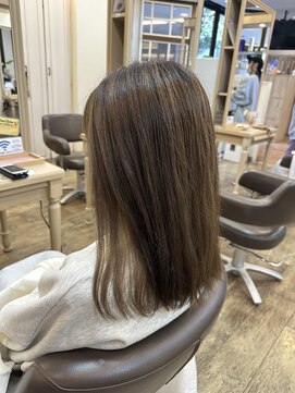 アルターリール(aL ter Rire) 切りっぱなしボブ/エアリーロング/美髪/ピンクブラウン/杉田花乃