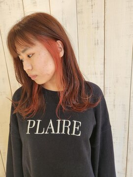 エスポワール 北習志野店(ESPOIR) カッパーブラウン×インナーレッド