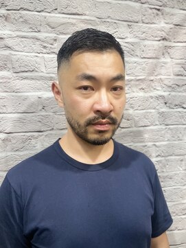 グレイスフル バーバープラチナム 六本木店(Graceful Barber platinum) メンズ/フェード/スキンフェード/短髪/黒髪/ソフトモヒカン