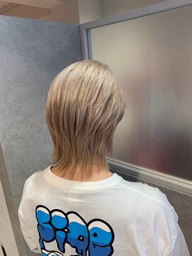 ナチュラル 渋谷店(Natural) ハイトーン/ミルクティーベージュ/ダブルカラー