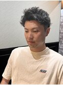 メンズ2ブロックショート／田町床屋／メンズカット