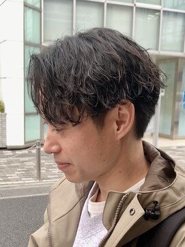 オーガニック アトリエ 大宮(organic+atelier) 縦落ちツイストスパイラルパーマメンズパーマ波巻きツイスパ