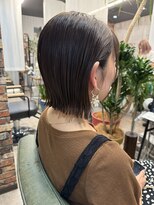 ルーナヘアー(LUNA hair)&nbsp;『京都 ルーナ』切りっぱなしボブ×外はね 30代40代50代60代70代