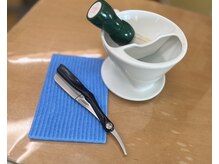 タイム(Thyme)の雰囲気（理容室ならではのシェービングができます。）