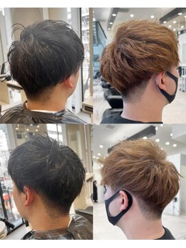 タヤ 天神店(TAYA) !メンズのミルクティーベージュ!(ブリーチ無)