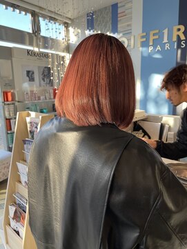 コワファースト 大分(COIFF1RST) 艶髪ボブ!ピンクベージュカラー