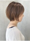 Say.イメチェンショートボブ外ハネボブ美髪ワイドバング表参道