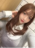 ウルフ顔まわり_ミニウルフチェリーブラウンホワイトグレージュ