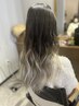カット+フルカラー+髪質改善水素トリートメント+泡スパ￥20，000