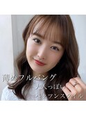 イメチェン/ハッシュカット/フルバング/似合わせカット/韓国ヘア